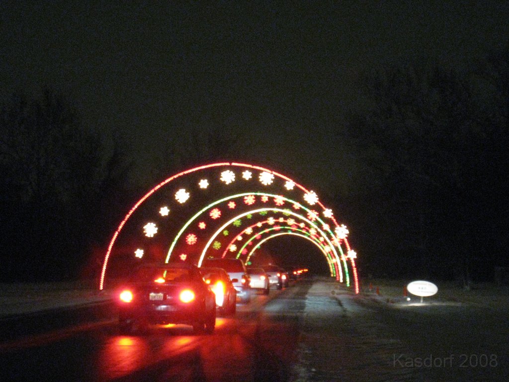 Christmas Lights Hines Drive 2008 036.jpg - The 2008 Wayne County Hines Drive Christmas Light Display. 4.5 miles of Christmas Light Displays and lots of animation!